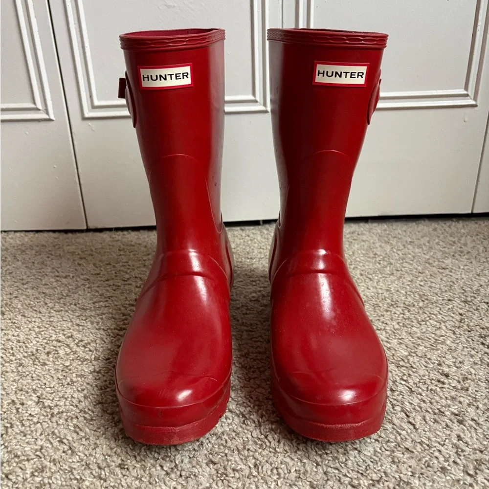Hunter Classic Red Waterproof Boots